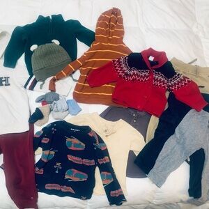 Red and Black Kids Sweater